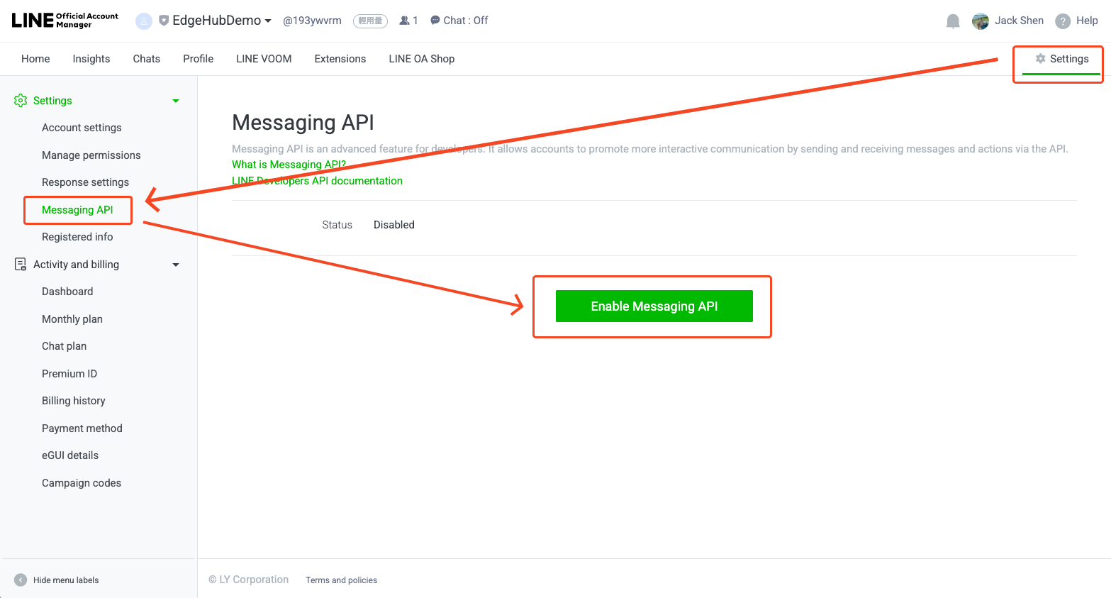 LINE-OA-2.3-01-enable-messaging-api.png